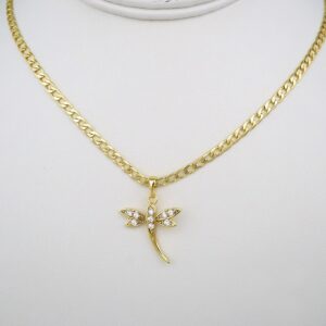 Cadenas & Colgantes/ Chain/Pendants / 14K Real Color/ Zircon Stone/ 3mmx45cm// SET489
