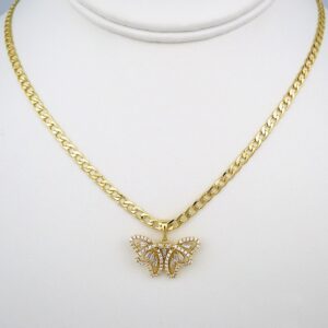 Cadenas & Colgantes/ Chain/Pendants / 14K Real Color/ Zircon Stone/ 3mmx45cm// SET490