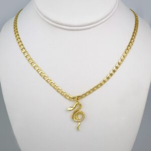 Cadenas & Colgantes/ Chain W/Pendants /14K Real Color/Zircon Stone/ 4mmx45cm// SET531