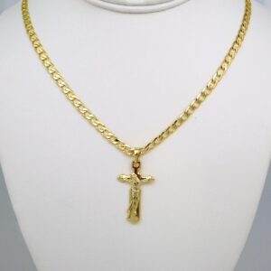 Cadenas & Colgantes/ Chain /Pendants /14K Real Color/Zircon Stone/ 4mm x60cm// SET547