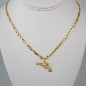 Cadenas & Colgantes/ Chain /Pendants /14K Real Color/ Zircon Stone/ 3mmx45cm// SET741