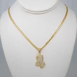 Cadenas & Colgantes/ Chain /Pendants /14K Real Color/Zircon Stone/3mmx60cm// SET745