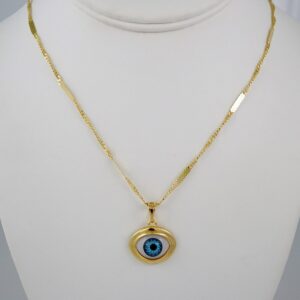 Cadenas & Colgantes/ Chain W/Pendants /  14K Real Color/  Zircon Stone/  3mmx45cm// SET796
