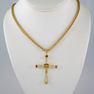 Cadenas & Colgantes/ Chain Men/Pendants/ 14K Real Color/ Plain/ 6mm x60cm// SET856