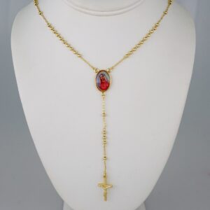 Cadenas & Colgantes/ Chain W/ Pendants/ 14K Real Color/ Zircon Stone/ 60cm/Rosario// SET899