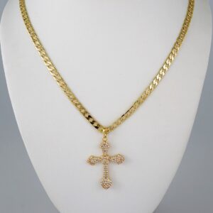 Cadenas & Colgantes/ Chain/Pendants / 14K Real Color/ Zircon Stone/ 6mmx60cm// SET892