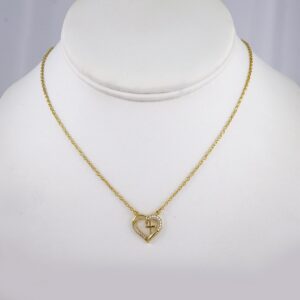 Cadenas & Colgantes/ Chain W/Pendants /  14K Real Color/  Zircon Stone/  2mmx45cm// SET953