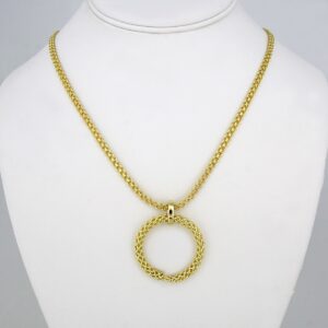 Cadenas & Colgantes/ Chain W/ Pendants/ 14K Real Color/ Zircon Stone/ 5mm x 50cm// SET96